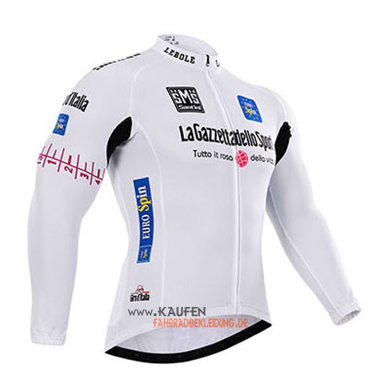 Giro d'Italia Langarmtrikot 2015 Und Lange Trägerhose Weiß