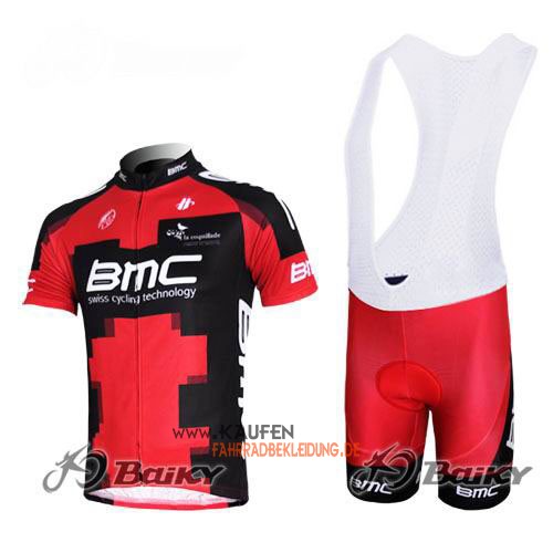 Bmc Kurzarmtrikot 2011 Und Kurze Trägerhose Rot Und Shwarz