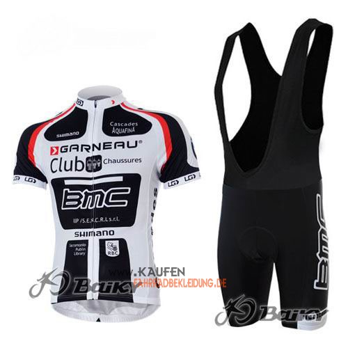 Bmc Kurzarmtrikot 2011 Und Kurze Trägerhose Shwarz Und Weiß