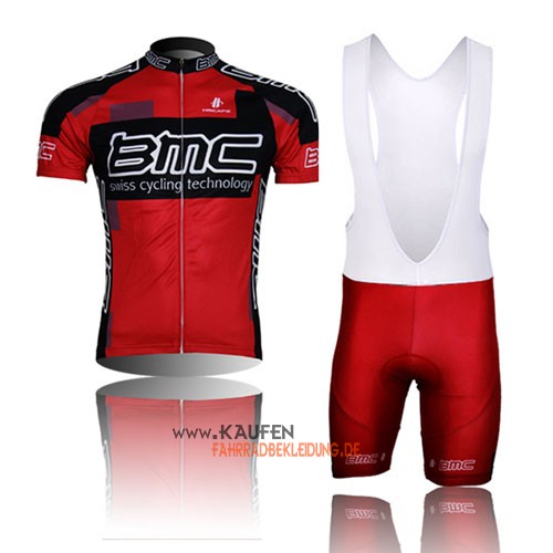 Bmc Kurzarmtrikot 2015 Und Kurze Trägerhose Rot Und Shwarz