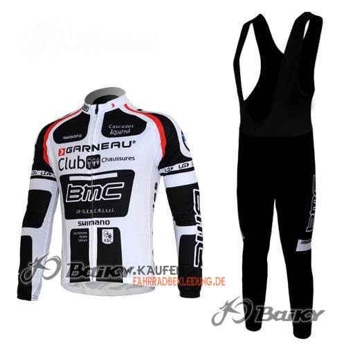 Bmc Langarmtrikot 2011 Und Lange Trägerhose Shwarz Und Weiß