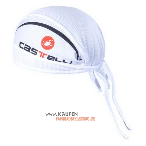 Castelli Weiß Bandana Radfahren 2012