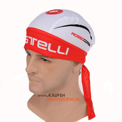 Castelli Bandana Radfahren 2015 Weiß Und Rot