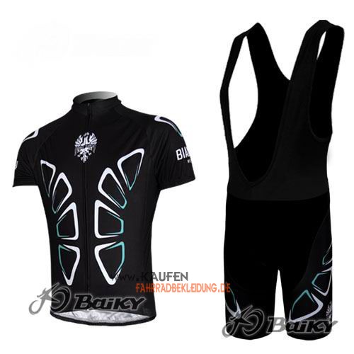 Bianchi Kurzarmtrikot 2011 Und Kurze Trägerhose Shwarz Und Weiß