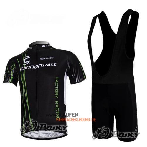 Cannondale Garmin Kurzarmtrikot 2010 Und Kurze Trägerhose Shwarz