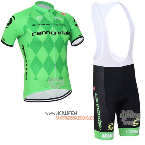 Cannondale Garmin Kurzarmtrikot 2016 Und Kurze Trägerhose Grün