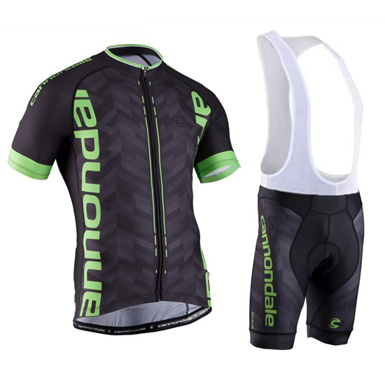 Cannondale Garmin Kurzarmtrikot 2016 Und kurze Trägerhose Grün Und Shwarz