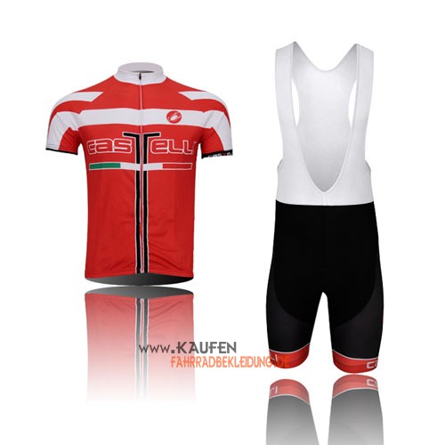 Castelli Kurzarmtrikot 2011 Und Kurze Trägerhose Orange Und Wei