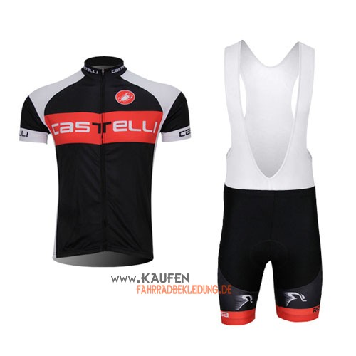 Castelli Kurzarmtrikot 2011 Und Kurze Trägerhose Shwarz Und Oran