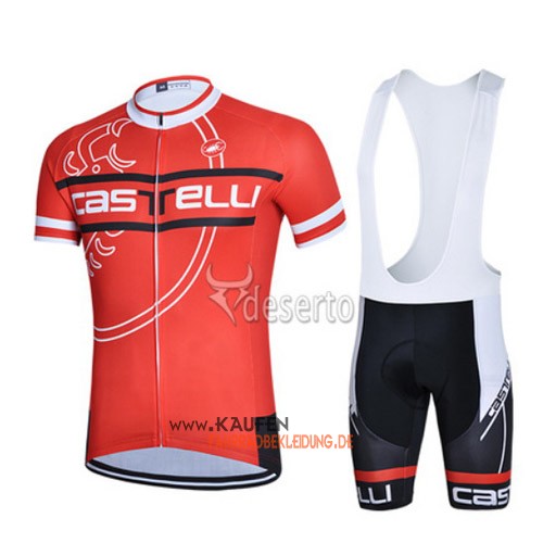 Castelli Kurzarmtrikot 2013 Und Kurze Trägerhose Orange Und Shw