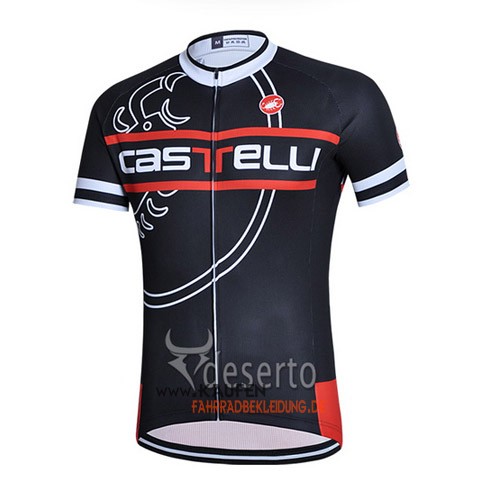 Castelli Kurzarmtrikot 2013 Und Kurze Trägerhose Rot Und Shwarz