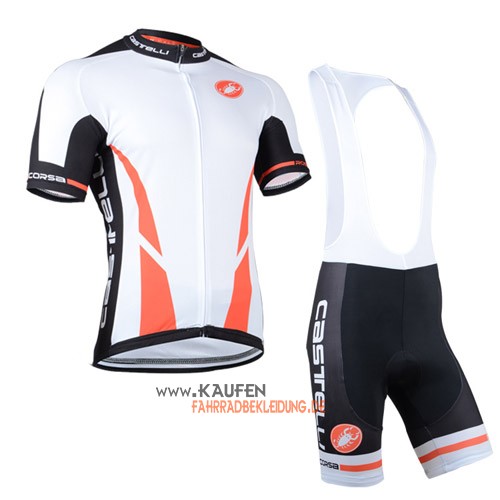 Castelli Kurzarmtrikot 2014 Und Kurze Trägerhose Shwarz Und Weiß