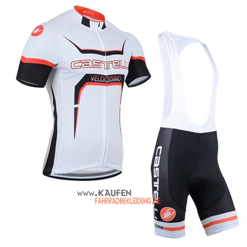 Castelli Kurzarmtrikot 2014 Und Kurze Trägerhose Shwarz Und Weiß