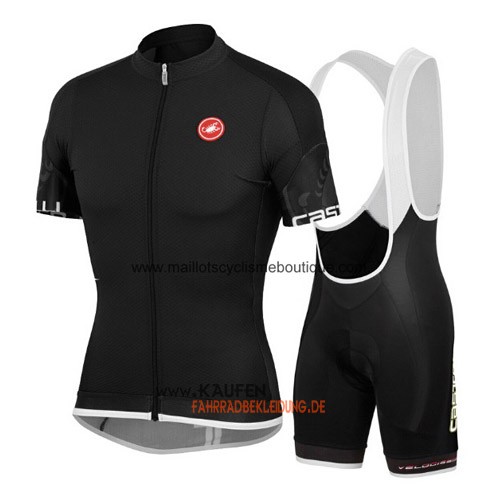 Castelli Kurzarmtrikot 2015 Und Kurze Trägerhose Shwarz