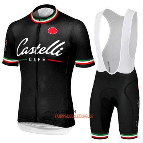 Castelli Kurzarmtrikot 2015 Und Kurze Trägerhose Shwarz