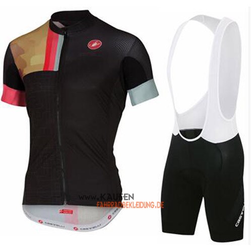 Castelli Kurzarmtrikot 2016 Und Kurze Trägerhose Shwarz