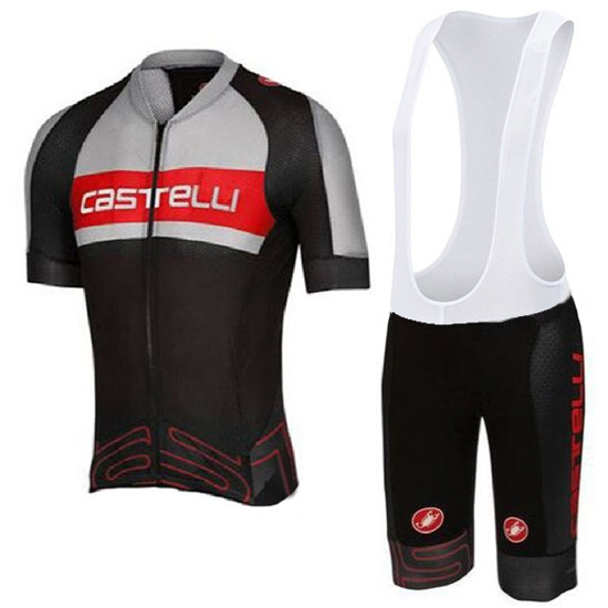 Castelli Kurzarmtrikot 2016 Und Kurze TrägerhoseRot Und Shwarz