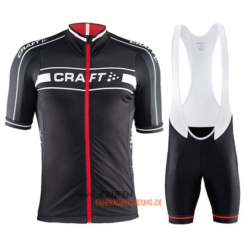 Craft Kurzarmtrikot 2016 Und Kurze Trägerhose Rot Und Shwarz