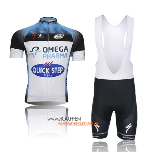 Etixx Quickstep Kurzarmtrikot 2014 Und Kurze Trägerhose Shwarz Und Weiß