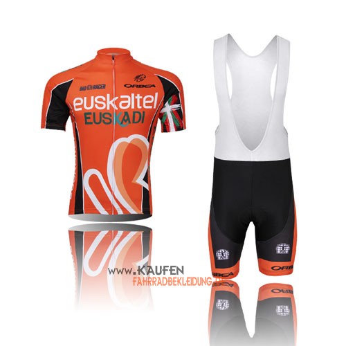 Europcar Kurzarmtrikot 2013 Und Kurze Trägerhose Orange