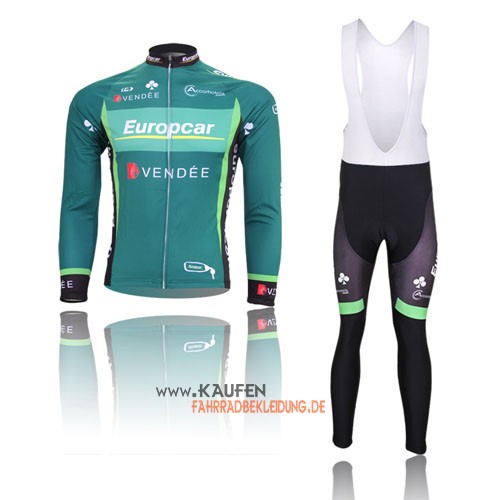 Europcar Langarmtrikot 2012 Und Lange Trägerhose Grün