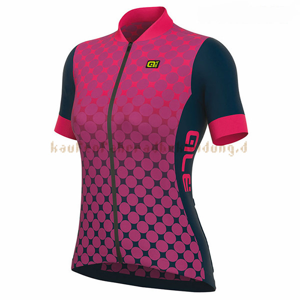 Frau ALE Excel Bolas Kurzarmtrikot 2017 Und Kurze Tragerhose shwarz Und Rosa