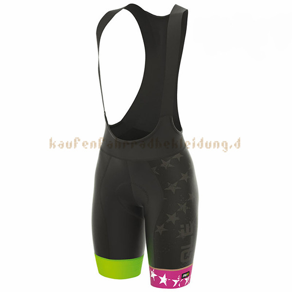 Frau ALE Graphics Prr Star Kurzarmtrikot 2017 Und Kurze Tragerhose grun