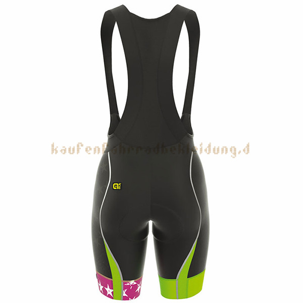 Frau ALE Graphics Prr Star Kurzarmtrikot 2017 Und Kurze Tragerhose grun