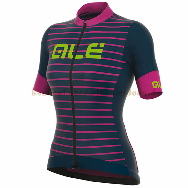 Frau ALE R-EV1 Marina Kurzarmtrikot 2017 Und Kurze Tragerhose Rosa Und shwarz