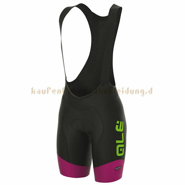 Frau ALE R-EV1 Marina Kurzarmtrikot 2017 Und Kurze Tragerhose Rosa Und shwarz