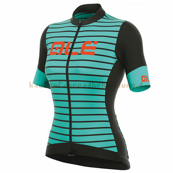 Frau ALE R-EV1 Marina Kurzarmtrikot 2017 Und Kurze Tragerhose blauclair Und shwarz