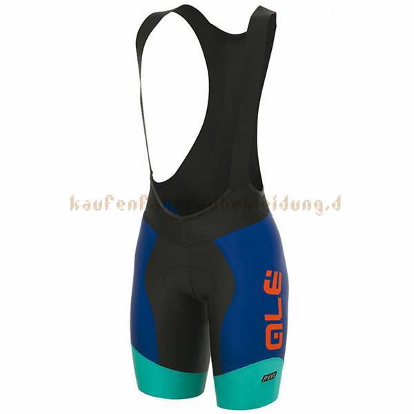 Frau ALE R-EV1 Master Kurzarmtrikot 2017 Und Kurze Tragerhose shwarz Und blauclair