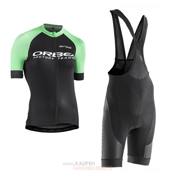 Frau Orbea Kurzarmtrikot 2017 Und Kurze Tragerhose Shwarz Und Grun