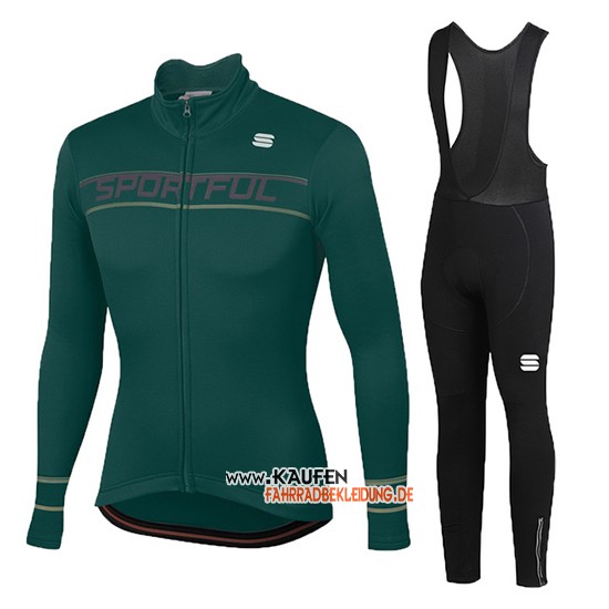 Frau Sportful Langarmtrikot 2019 2020 und Lange Tragerhose Grun