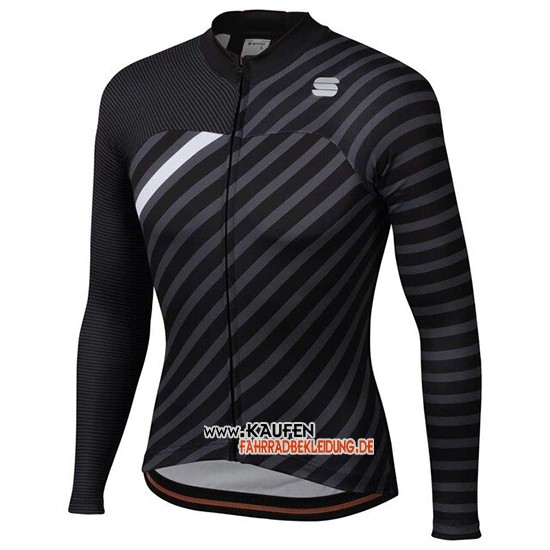 Frau Sportful Langarmtrikot 2019 2020 und Lange Tragerhose Shwarz Wei