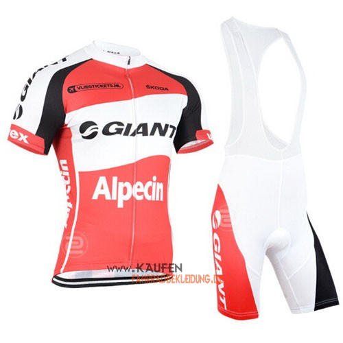 Giant Alpecin Kurzarmtrikot 2015 Und Kurze Trägerhose Weiß Und R