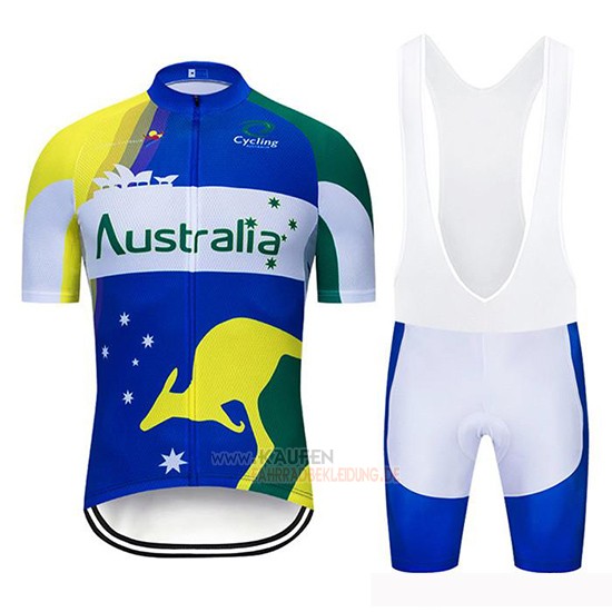 Australia Kurzarmtrikot 2019 und Kurze Tragerhose