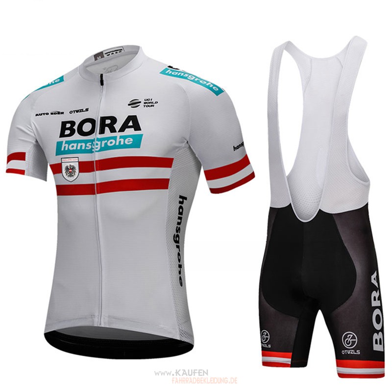 Bora Campioni Osterreich Kurzarmtrikot 2018 Und Kurze Tragerhose Wei