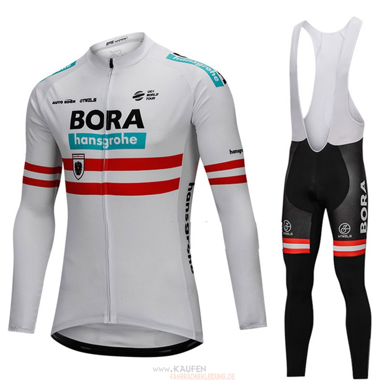 Bora Campioni Osterreich Langarmtrikot 2018 Und Lange Tragerhose Wei