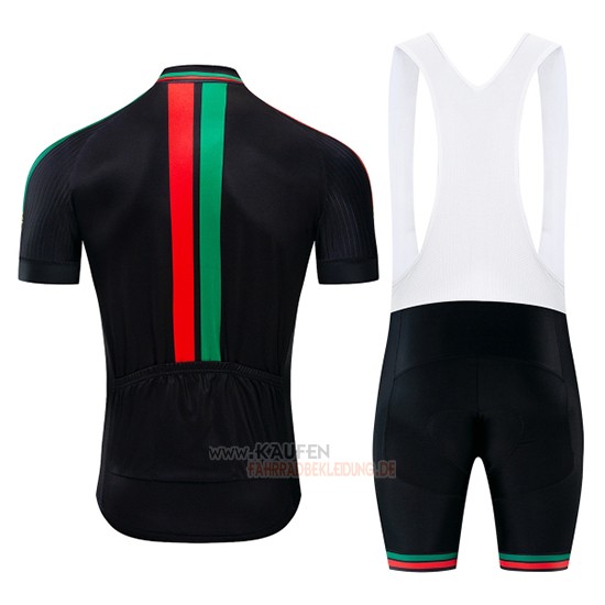 Portugal Kurzarmtrikot 2019 und Kurze Tragerhose Shwarz Grun Rot