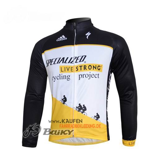 LiveStrong Langarmtrikot 2010 Und Lange Trägerhose Shwarz Und Ge