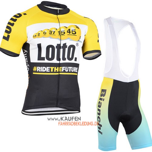 Lotto Soudal Kurzarmtrikot 2015 Und Kurze Trägerhose Shwarz Und