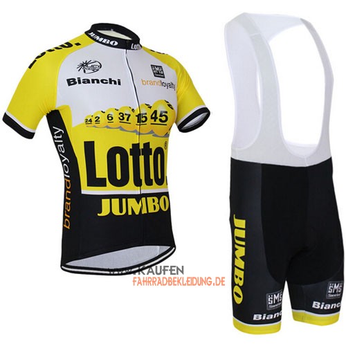 Lotto Soudal Kurzarmtrikot 2015 Und Kurze Trägerhose Weiß Und Ge