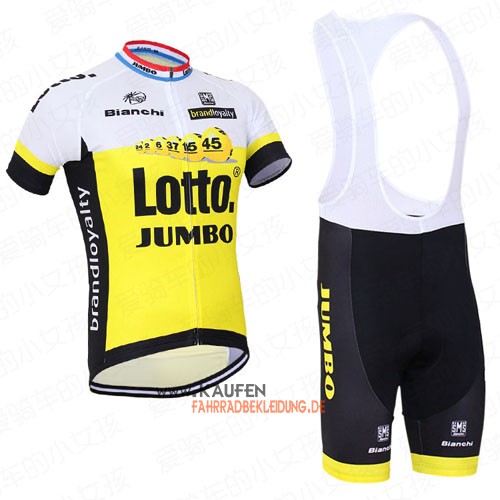 Lotto Soudal Kurzarmtrikot 2016 Und Kurze Trägerhose Weiß Und Ge