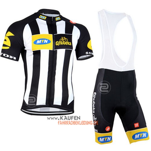 Mtn Kurzarmtrikot 2015 Und Kurze Trägerhose Shwarz Und Weiß