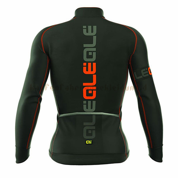 ALE 3 Season Langarmtrikot 2017 Und Lange Tragerhose shwarz Und orange