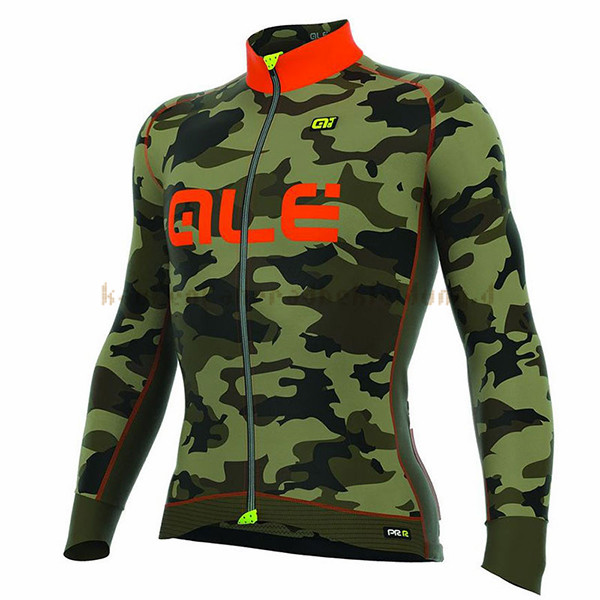 ALE Camo Langarmtrikot 2017 Und Lange Tragerhose orange Und shwarz