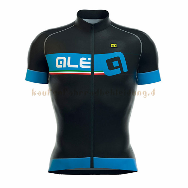 ALE Formula 1.0 Adriatico Kurzarmtrikot 2017 Und Kurze Tragerhose blau Und shwarz