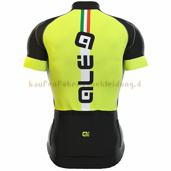ALE Formula 1.0 Adriatico Kurzarmtrikot 2017 Und Kurze Tragerhose gelb Und shwarz