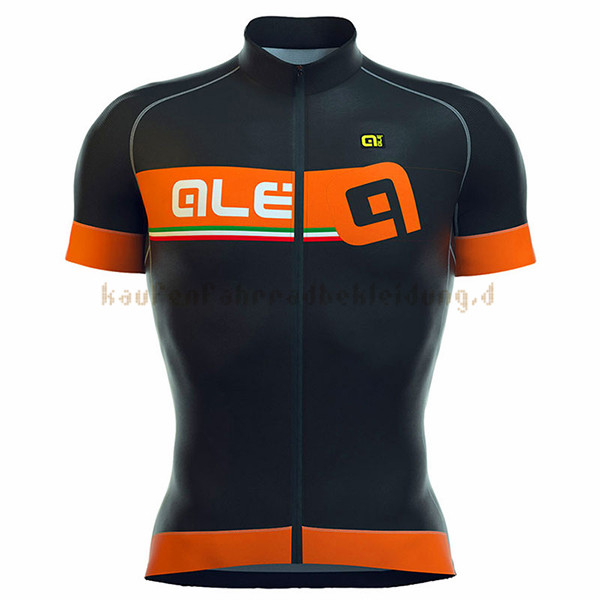 ALE Formula 1.0 Adriatico Kurzarmtrikot 2017 Und Kurze Tragerhose orange Und shwarz